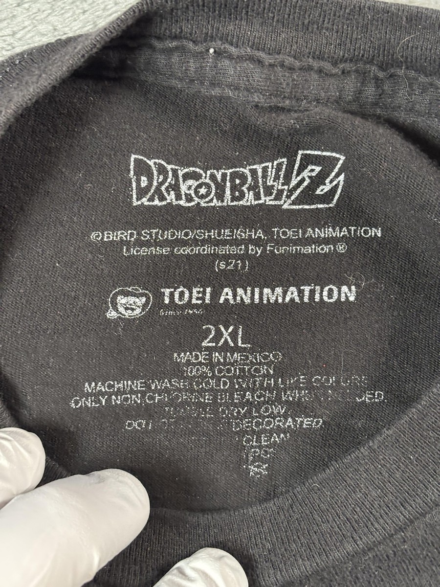 Dragon Ball Z Vegeta Shirt Mens 2XL Black Super Saiyan Capsule Corp Anime Tee View 4