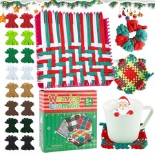 Christmas Weaving Loom Kit for , Pot Holder Loom Kit for Girls 8-12, Include ...