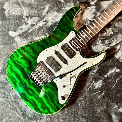 SCHECTER SD-2-24-AL See-thru Green Made in Japan 3.8kg