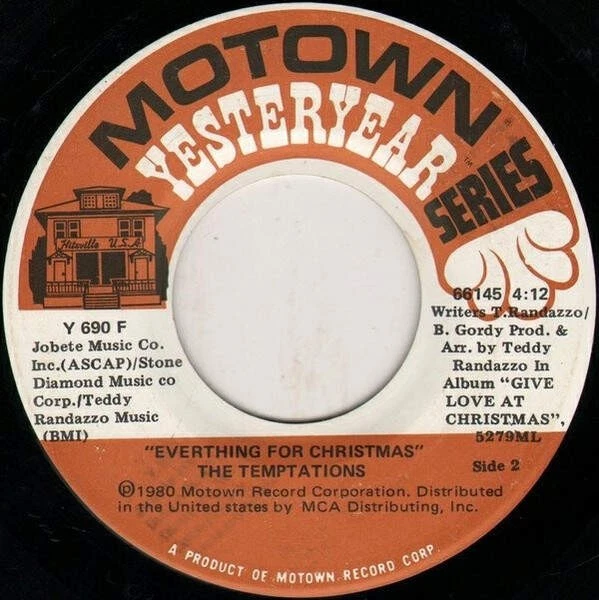 The Temptations - Silent Night / Everthing For Christmas (VINYL) Foto 3 de 3