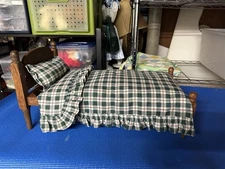 "Wooden Bed Original AG, PC "Addy": Vintage 1993: Complete Bedding  & Mattress,