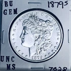 1879 S BU GEM MORGAN SILVER DOLLAR UNC MS+++ U.S. MINT RARE COIN 7028