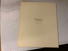 1971 Cadillac Brochure Brand New Old Stock