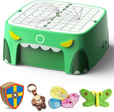 Upgraded Kids Cardboard Cutter for Ages 3 , Safe Bladeless Power Tool Green