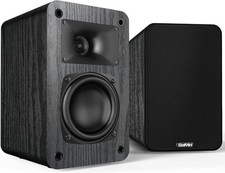 Saiyin 2-Way Passive Bookshelf Speakers 60Hz Bass Without speaker wire
