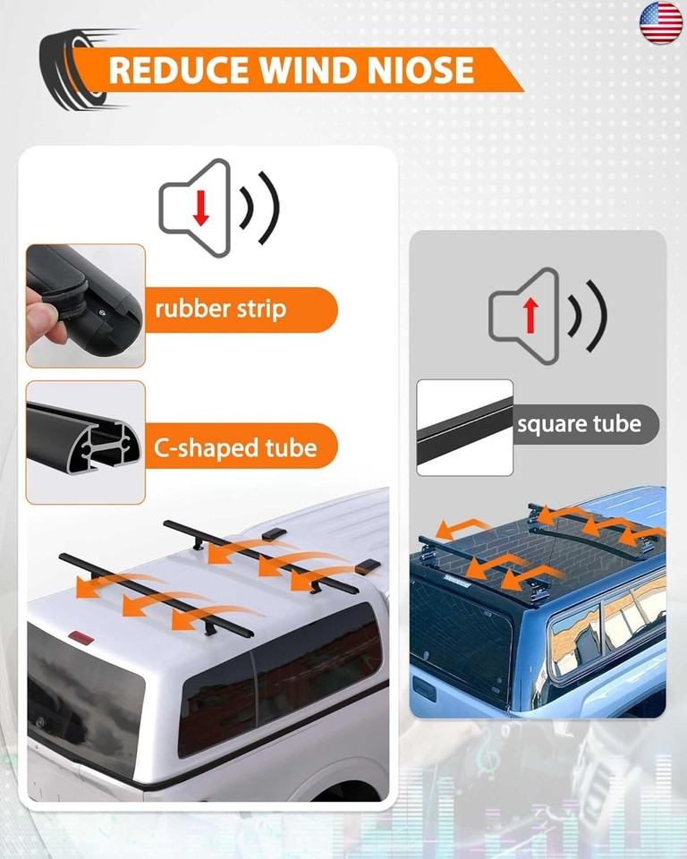 Topper Cart Rack MELIPRON Truck Topper Roof Rack for Pickup Truck Cap/Canopy, Heavy Duty ...
