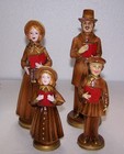 Vintage Japan Paper Mache Christmas Carolers — photo 1