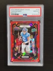 2024 Panini Prizm Draft Picks #147 Jaxson Dart Red Ice Prizm PSA 10 Gem Mint