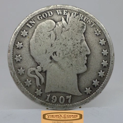 1907 Barber Silver Half Dollar - #C55762NQ