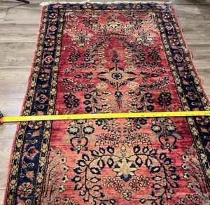 55”X32” Antique Sarouk Rug
