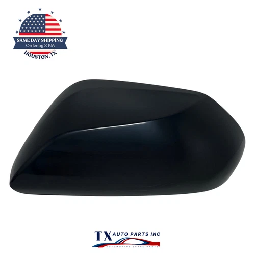 Door Side View Mirror Cover Cap for 2016-2022 TOYOTA PRIUS Black  Driver Side
