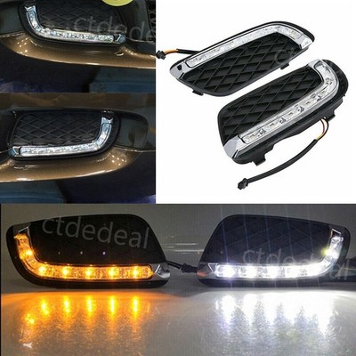 LED DRL Tagfahrlicht Nebelscheinwerfer Blinker Für Smart Fortwo W451 2008-2011