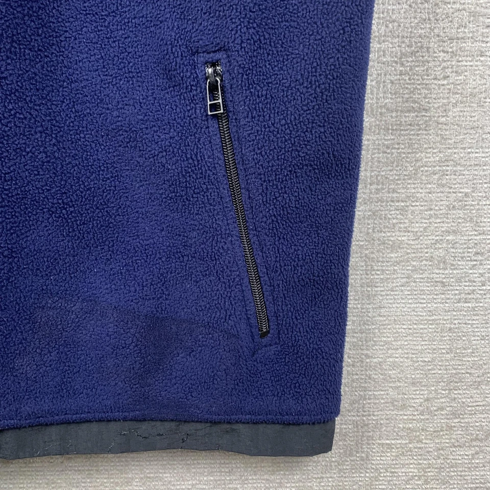 Chaleco ProSpirit Para Hombres Medio Azul Polar Bolsillos con Cremallera Completa Exterior Capas Atleta Foto 4 de 4