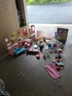 Vintage Barbie Doll House Mixed Furniture Lot & Accessories Bedroom Kitchen Bath