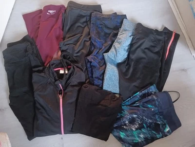 LOT VÊTEMENTS DE SPORT COMPLET LEGGINGS VESTE ...TAILLE 38-40 EN TBE - Photo 1/4