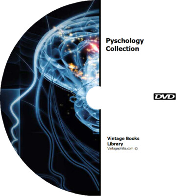 * PSYCHOLOGY HUMAN BEHAVIOR TRAITS STUDIES  * 100+ RARE ANCIENT BOOKS on DVD * 