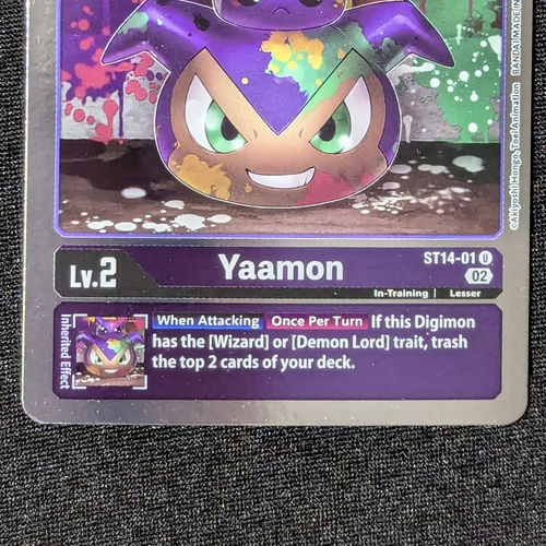 Yaamon - Starter Deck 14: Beelzemon Advanced Deck Set (ST14-01 U) NM Digimon TCG - Imagen 2 de 3