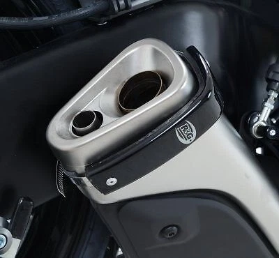 R&G Racing Black Exhaust Protector EP0010BK - Image 2 of 4