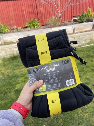 LEE Boy's 2-PAck Rugged Knee Joggers  S 7/8 - Picture 3 of 6