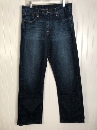 Mens 33x32 Lucky Brand Dark Wash Jeans 