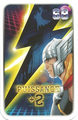 MARVEL SUPER HEROS LECLERC KARTE 2021 ENTHÜLLT DEINE MACHT MACHT + 2 NR. 68