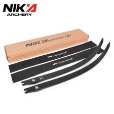 70” Nika N3 20-50LBS Recurve Bow Limbs 55% Carbonfibre Content Bow Accessories 