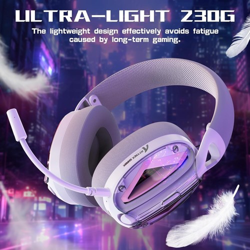 ATTACK SHARK L60 Ultra-Light Gaming Headset for PC 2.4G/Bluetooth/3.5mm - Picture 11 of 14