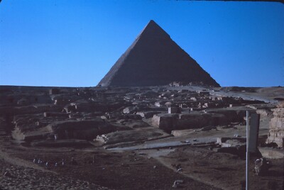 1965 Great Sphinx of Giza Cairo Egypt Outskirts 60s Vintage Kodachrome Slide