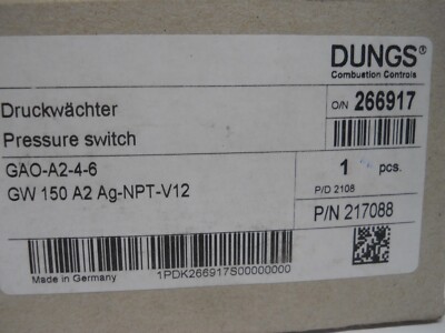 DUNGS 266917 / 266917 (BRAND NEW)