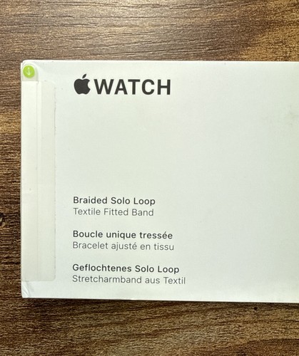 APPLE WATCH 40MM SIZE 6 RED BRAIDED SOLO LOOP BAND - RED - Zdjęcie 3 z 4