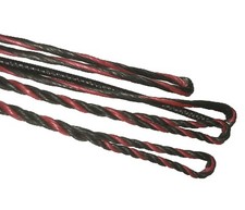 47" ACTUAL LENGTH FLEMISH RECURVE BOWSTRING B-50 DACRON BLACK-RED ACTUAL LENGTH