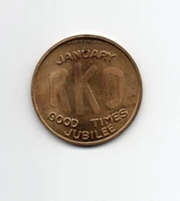 Vintage 1930's RKO Radio Good Luck Good Times Jubilee Token