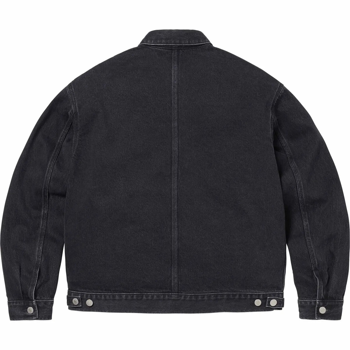 Supreme Denim Chore Trucker Jacket Black Mint Stripe 3colors Supreme Denim Chore Trucker Jacket Black Mint Stripe 3colors