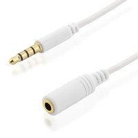 50Cm Aux KopfhöRer Kabel VerläNgerungskabel 3,5Mm Klinke Buchse Stecker Weiß