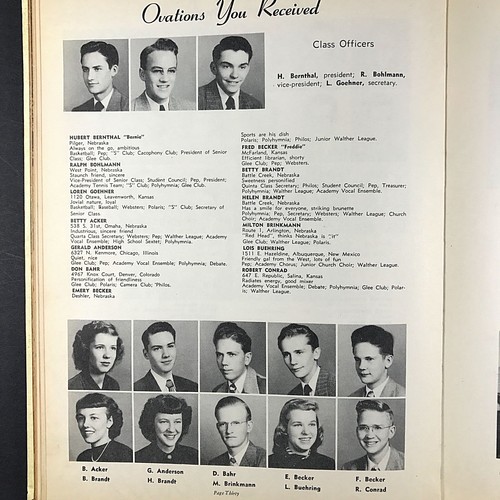 1949 St Johns Lutheran College Yearbook Winfield KS JOHNNIE 1940s Fashions 40s - Picture 2 of 4