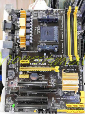 ASUS AMD A88X-PLUS A88X Motherboard Socket FM2+  DDR3 SATA USB 3.0 Used