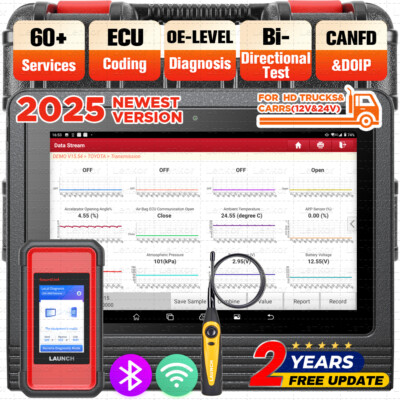 LAUNCH X431 V+ 5.0 PRO3S+& SmartLink C HD3 Heavy Duty Truck Diagnostic Scanner