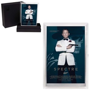 Sale Price - 2020 5 gram Silver Foil James Bond 007 Spectre Movie Poster Perth