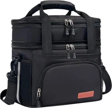 Lunch Box For Men/Women,Large Double-layer Insulated Expandable Reusable