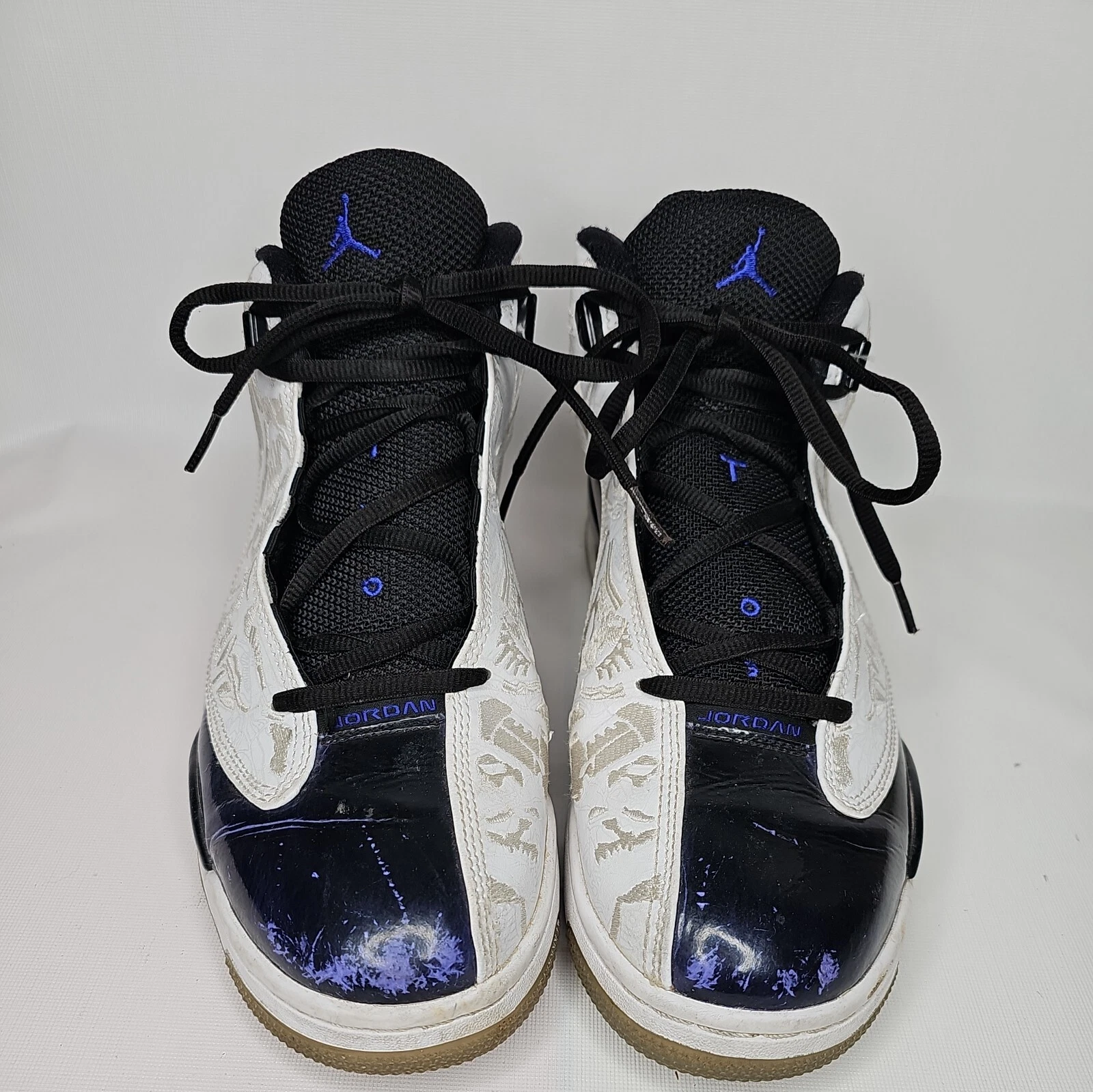 Nike Air Jordan Duk Zero bianche Concord nere taglia 10