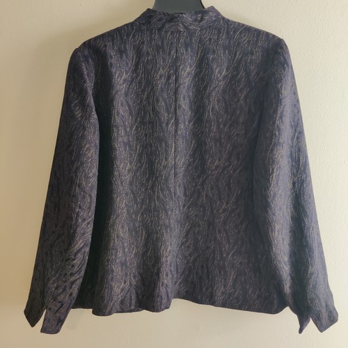 Coldwater Creek Blazer Jacket Coat ( Black Copper Brass ) Women's Sz XL (18) - Picture 6 of 12