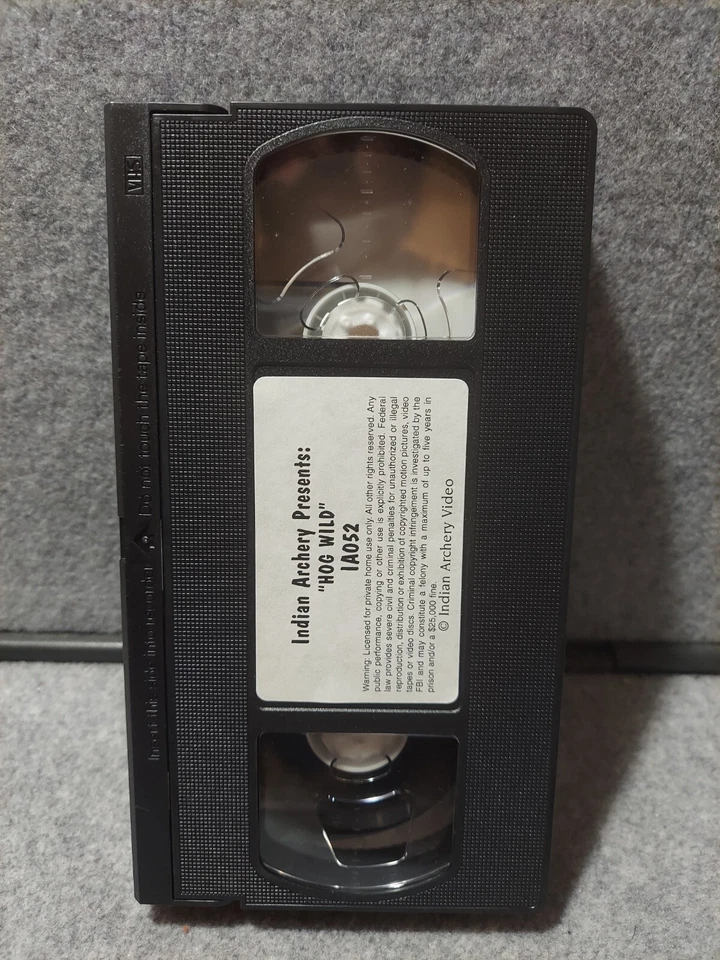 Vintage Rare VHS Hunting Indian Archery Video HOG WILD Wild Hogs Bow Tape H2F   - Image 2 of 3
