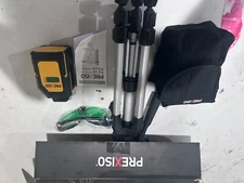 PREXISO 360° Laser Level with Tripod, 100Ft Self Leveling Cross Line Laser