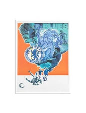 Chelsea FC Poster Vintage Art Soccer Print Football Gift 12x16"