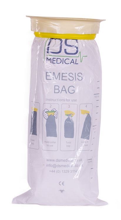 DS Medical Emesis Vomit Bag (50 Pack)