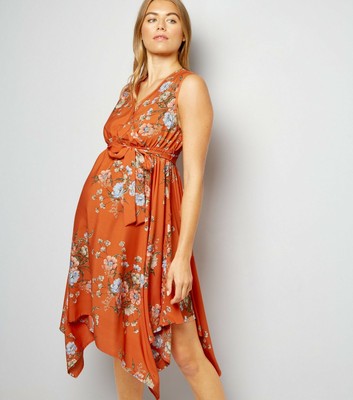 hanky hem dress new look