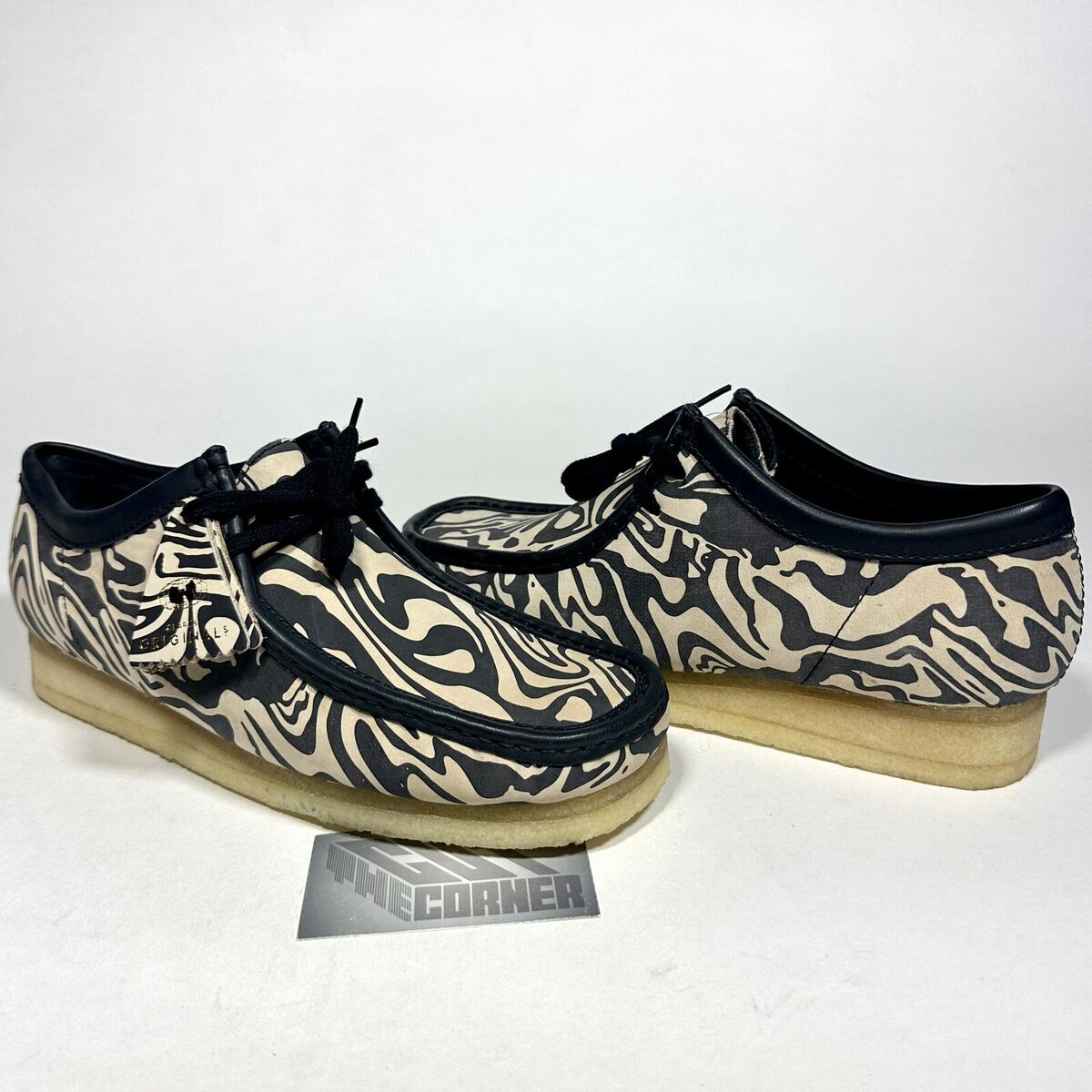 Clarks x Wu Wear Wallabee Low Blue & Cream Wu-Tang Rare 2019 Clarks x Wu Wear Wallabee Low Blue & Cream Wu-Tang Rare 2019