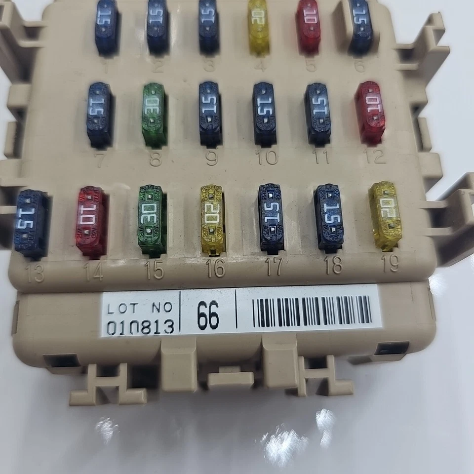 2000-2008 Subaru Forester Legacy Dash Fuse Box Junction Block Panel Interior - Image 2 of 4