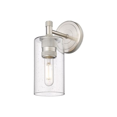 Innovations Lighting Crown Point 1-Lt 7'' Sconce, SN/SG - 434-1W-SN-G434-7SDY