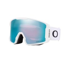Oakley line miner L matte white prizm snow sapphire iridium maschera snowboar...